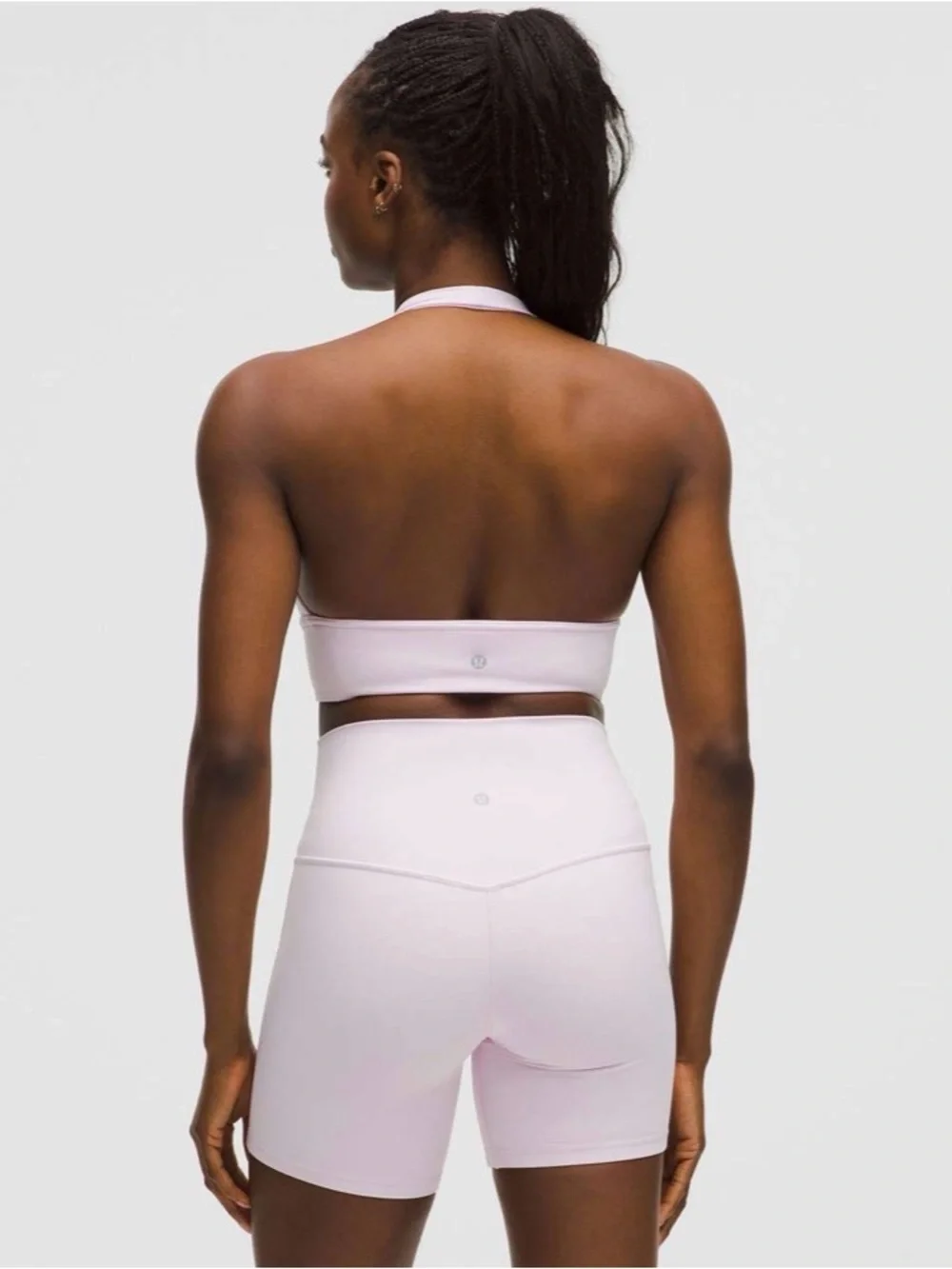 Lululemon Align Halter Bra *Light Support, C/D Cup Pink Organza